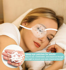 3D hard plastic eye shield with breathable holes