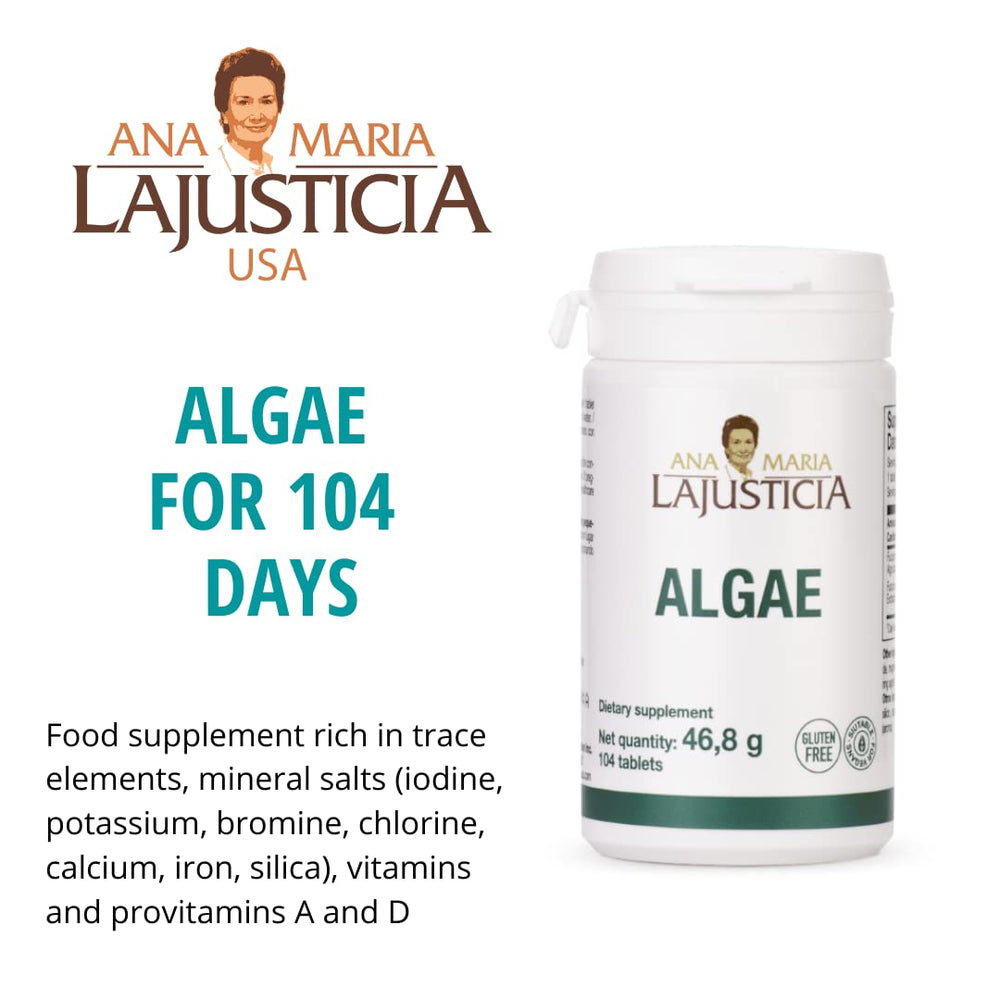 Tablets and ingredients list on a white background