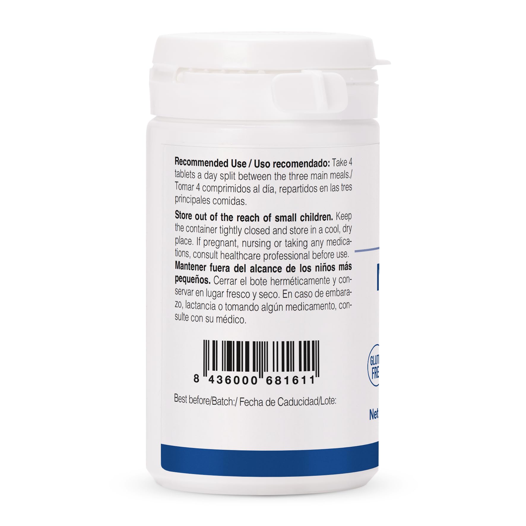 Supplement facts panel from Ana Maria Lajusticia Magnesium Chloride