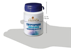 Lifestyle shot: product on nightstand beside a glass of water