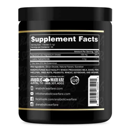 Creatine Carnage powder in a glass ready to fuel lean muscle goals.