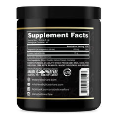 Creatine Carnage powder in a glass ready to fuel lean muscle goals.