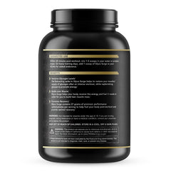 Anabolic Warfare Glyco Surge mix-in glass demonstrates easy post-workout recovery drink.