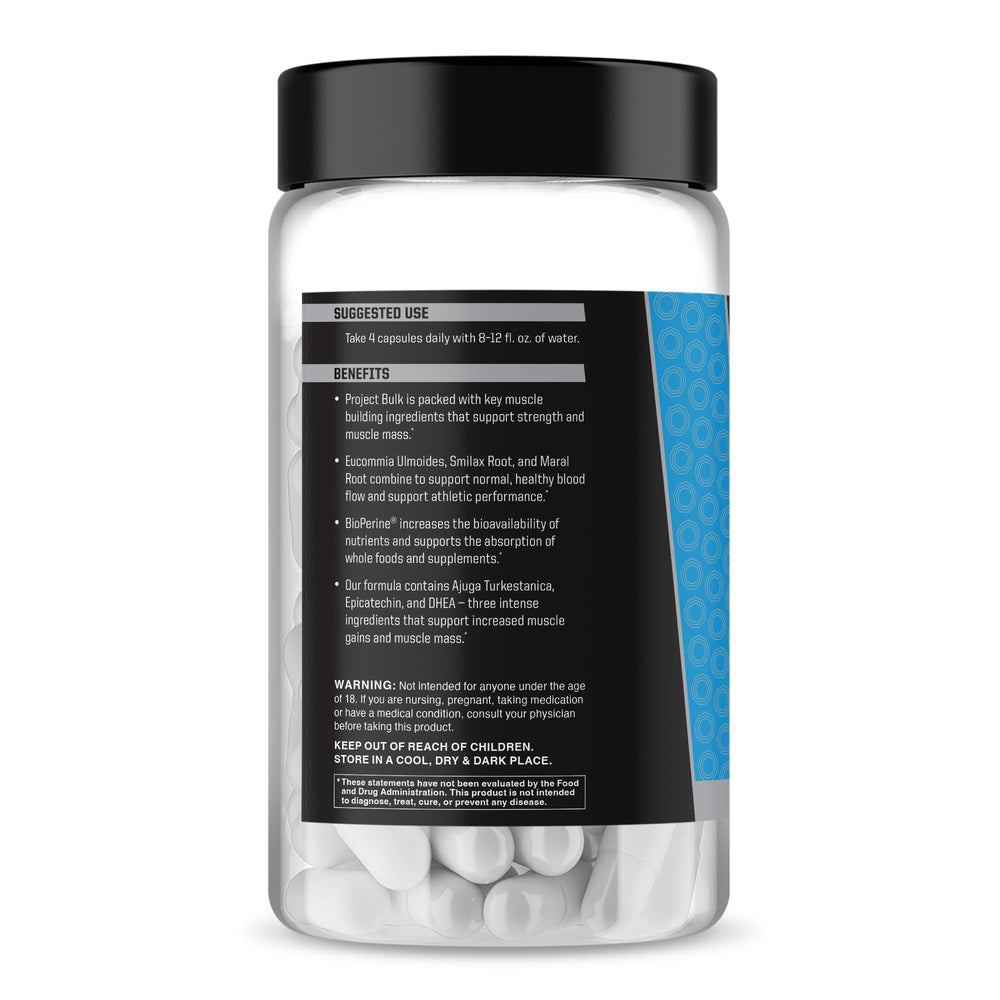 Anabolic Warfare Project Bulk bioavailability icon emphasizing enhanced nutrient uptake