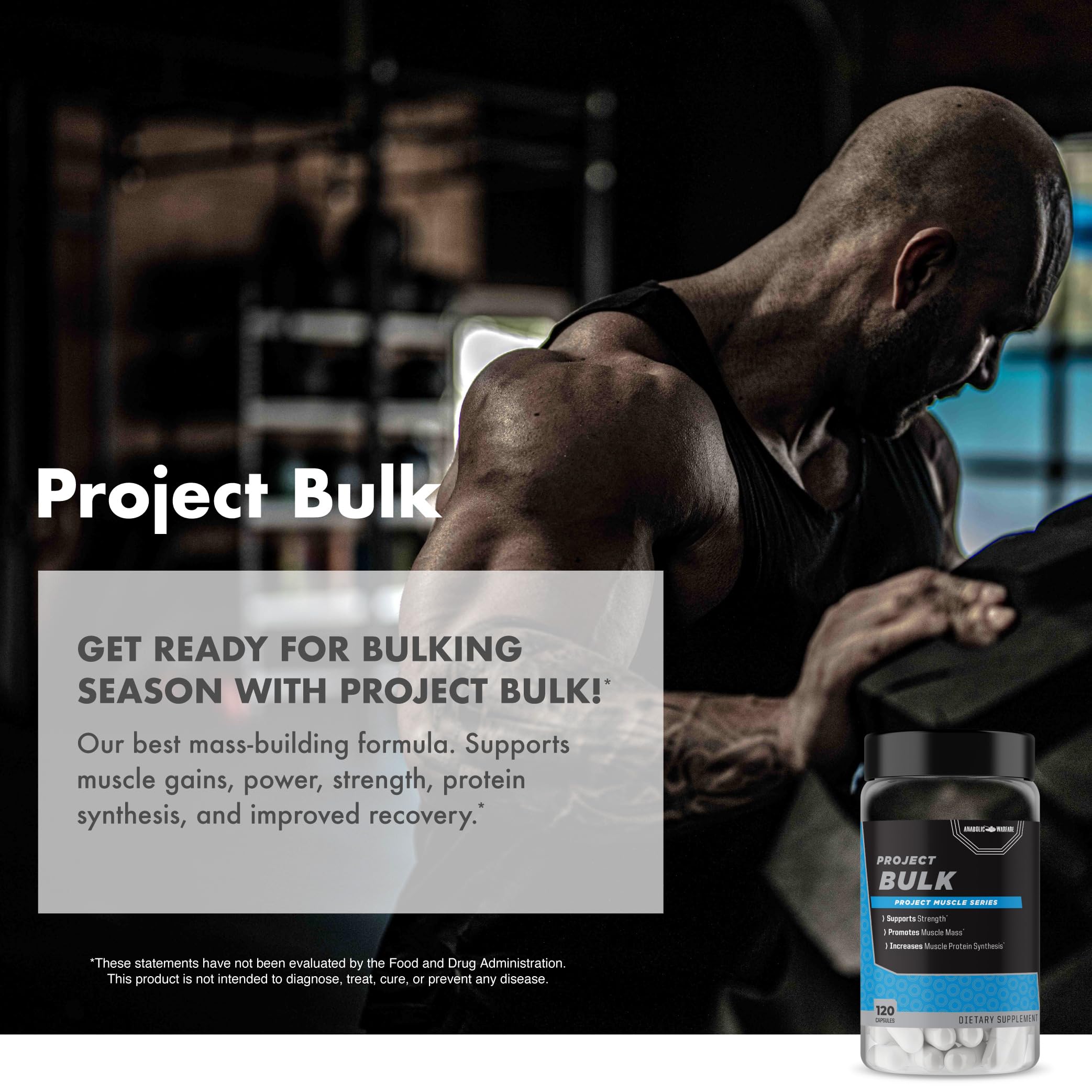 Anabolic Warfare Project Bulk dry-mix in glass demonstrating texture for mixing