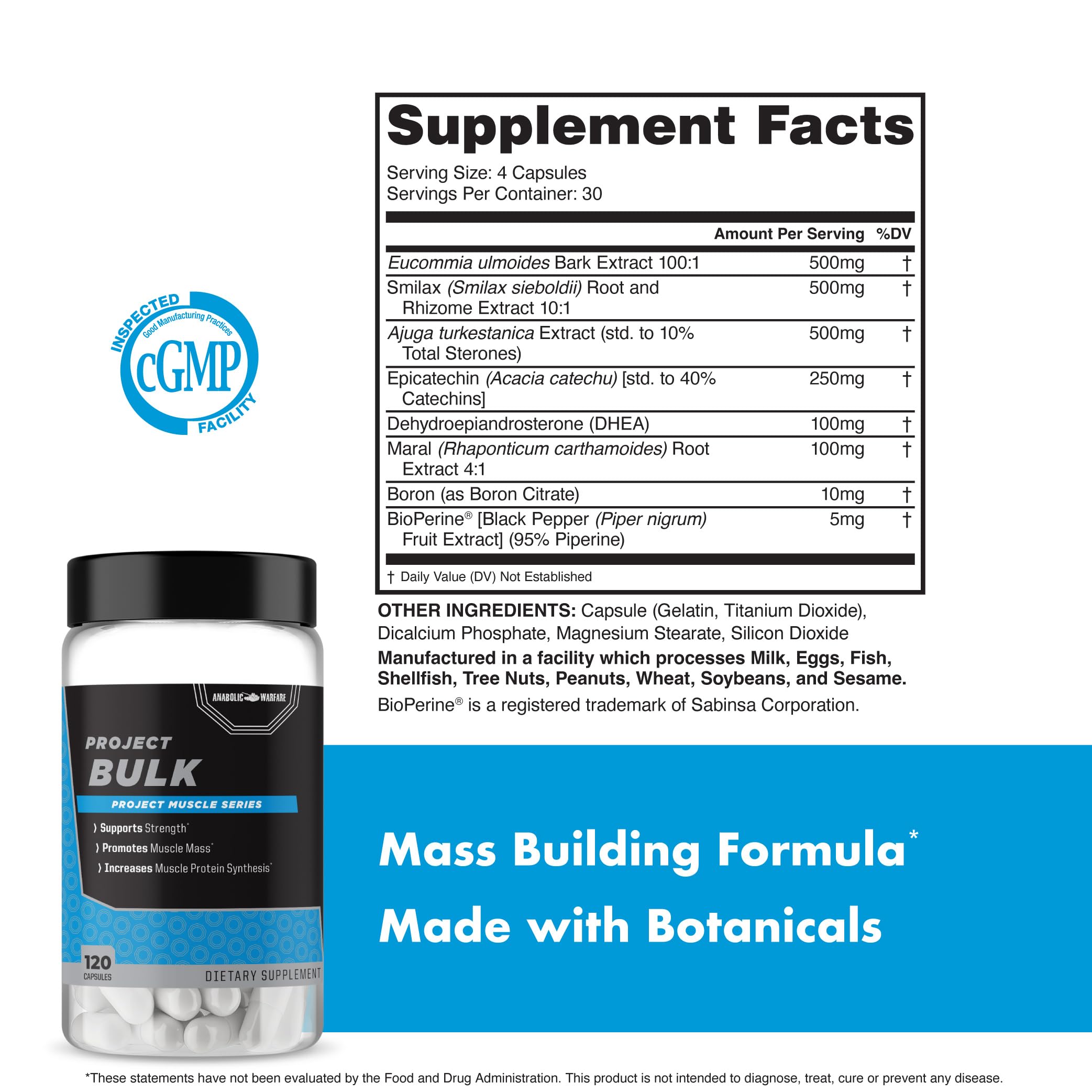 Anabolic Warfare Project Bulk shaker in use during a workout routine