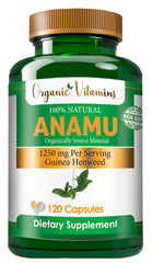 Bottle of Anamu 1250mg 120 capsules