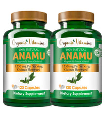 Organic Anamu 1250mg bottle – two-pack