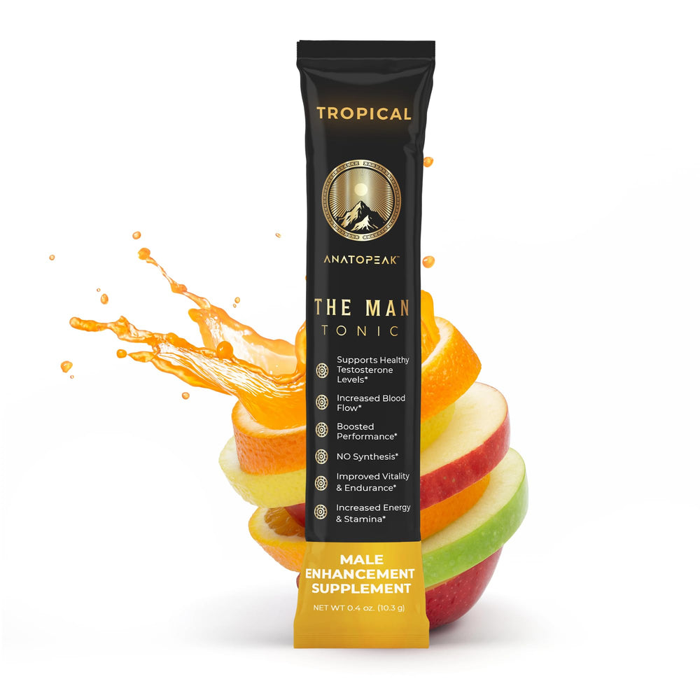 ANATOPEAK tropical-flavor male enhancement powder stick pack