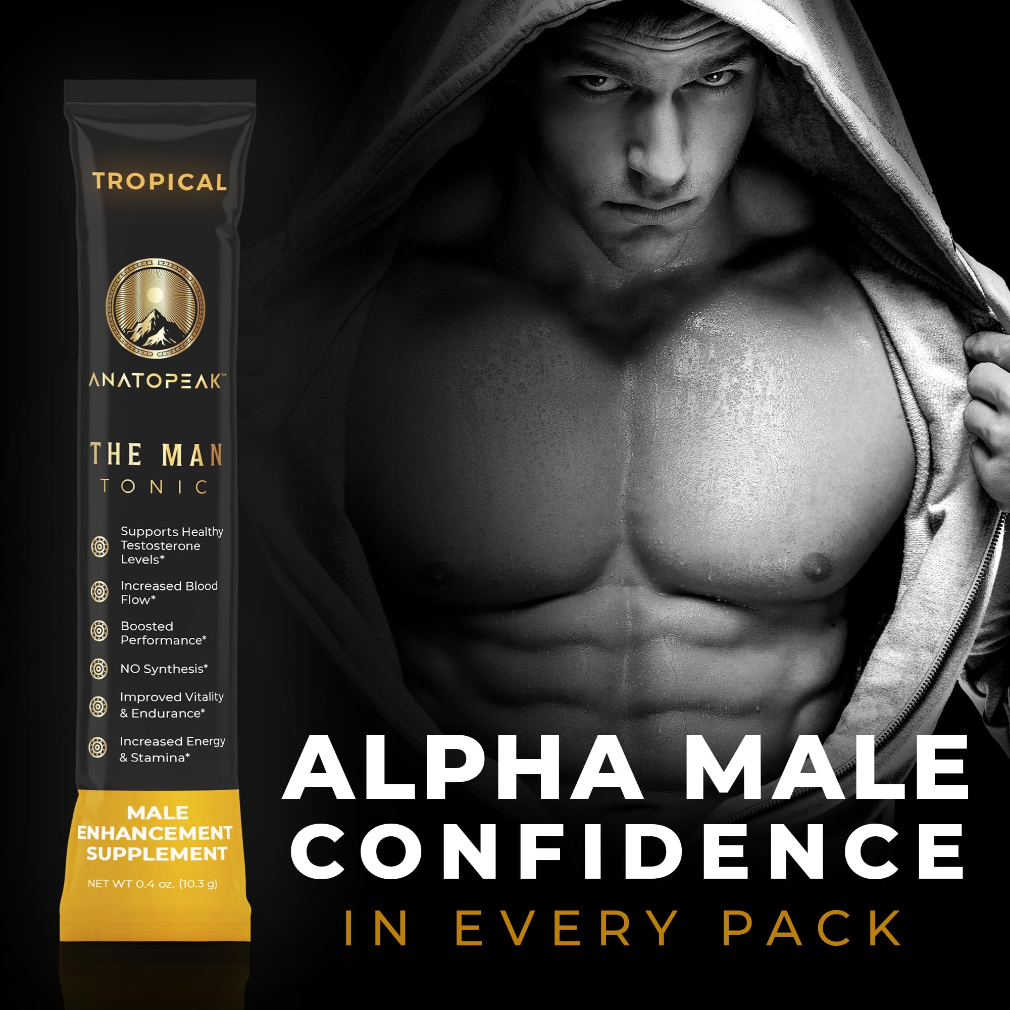 Active man lifestyle representing energy and endurance