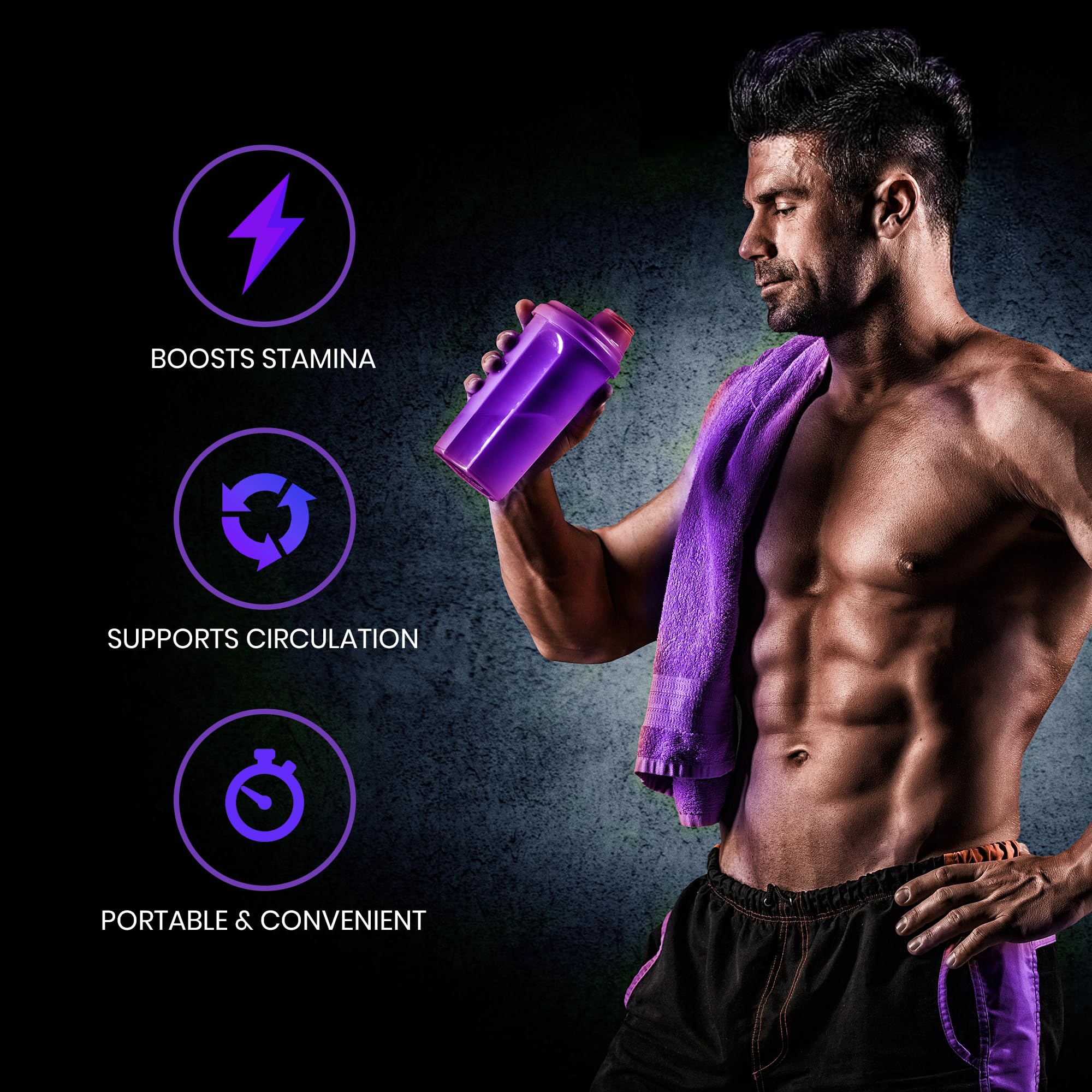 Ingredients: Tongkat Ali, Maca, L-Citrulline, L-Arginine