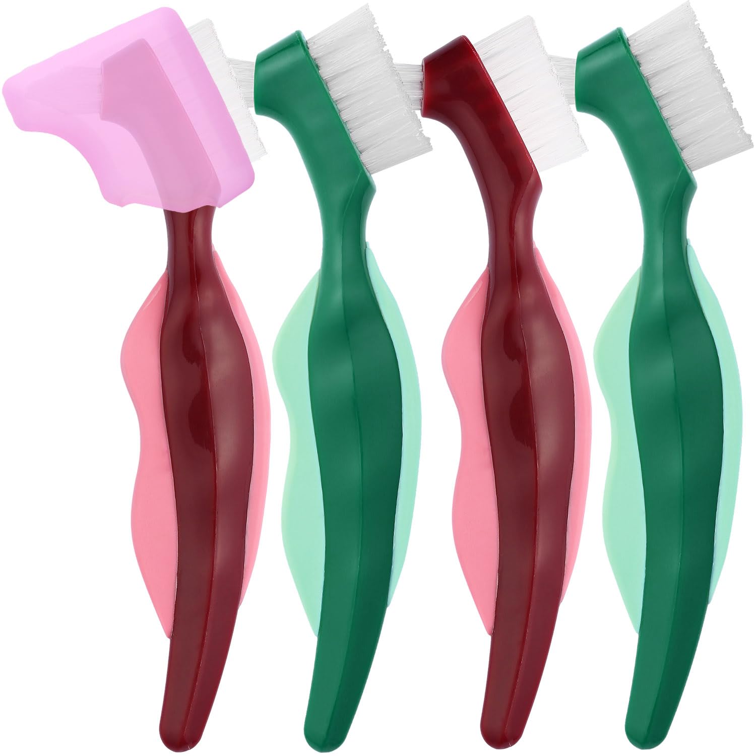 Anbbas denture brush with cap - overall kit
