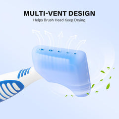 Close-up of soft silicone material for the denture brush cover