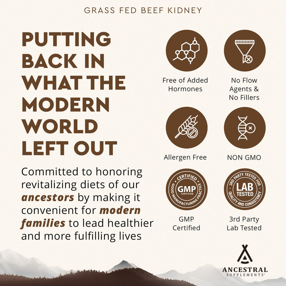 Nutrition highlights including histamine support, DAO enzyme, B12 and Selenium