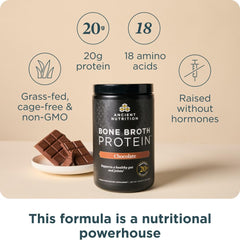 20-serving tub of Ancient Nutrition Bone Broth Protein Powder