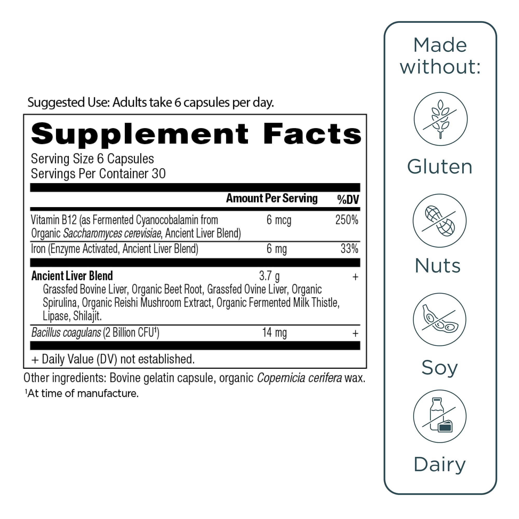 Clinically studied ingredients for efficacy