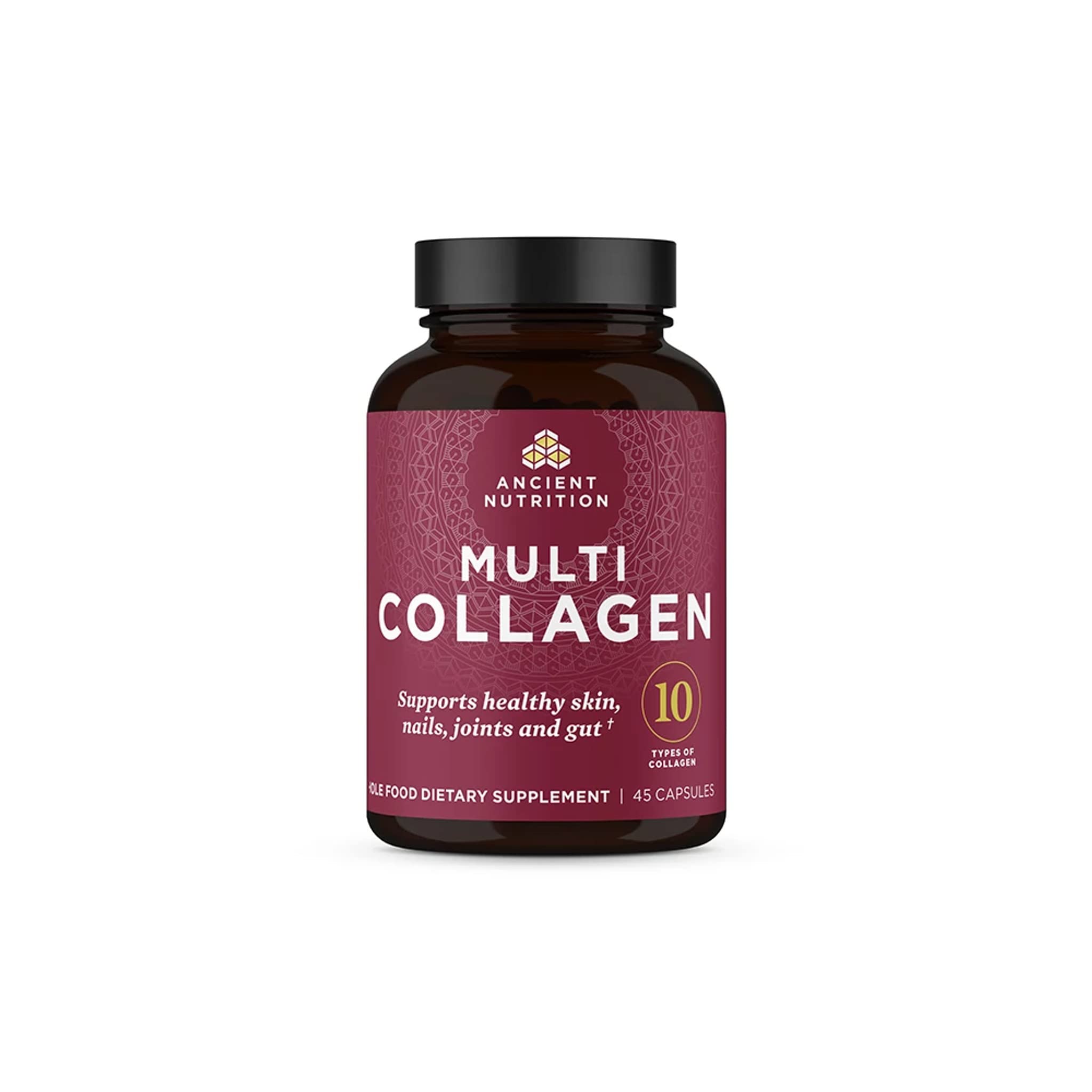 Ancient Nutrition collagen pills bottle 45 count