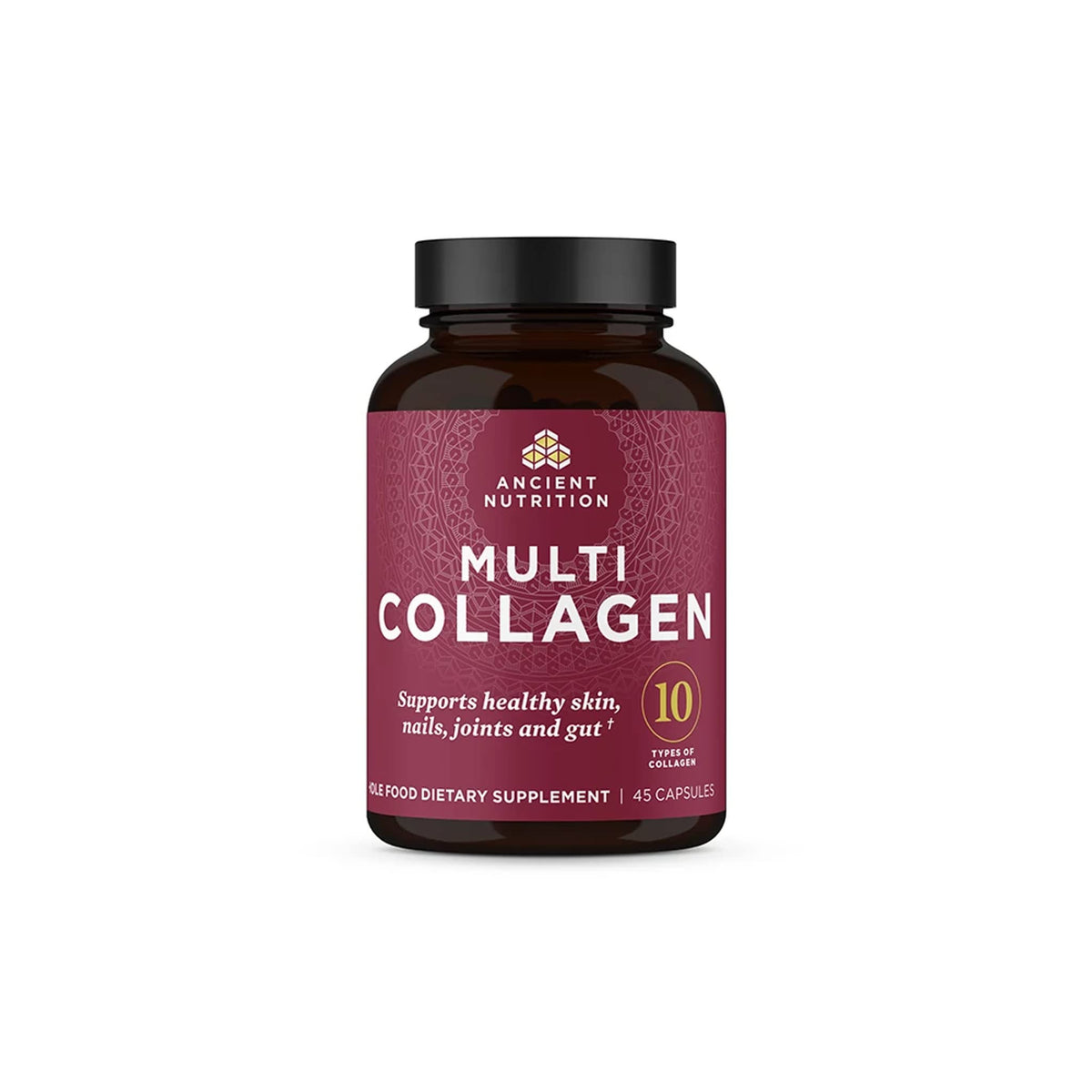 Ancient Nutrition collagen pills bottle 45 count