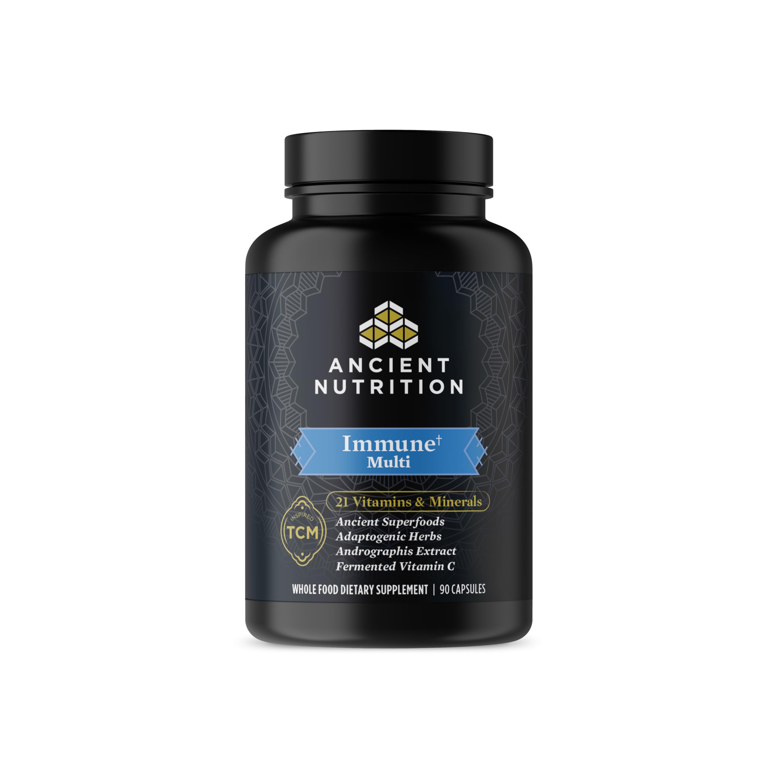 Ancient Nutrition Immune Support Multivitamin bottle with 90 capsules