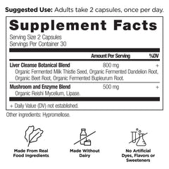 Ancient Nutrition Liver Cleanse with dandelion root promotes natural detox pathways.