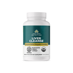 Ancient Nutrition Liver Cleanse bottle featuring Milk Thistle