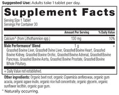 Close-up of Ancient Nutrition organ supplements label