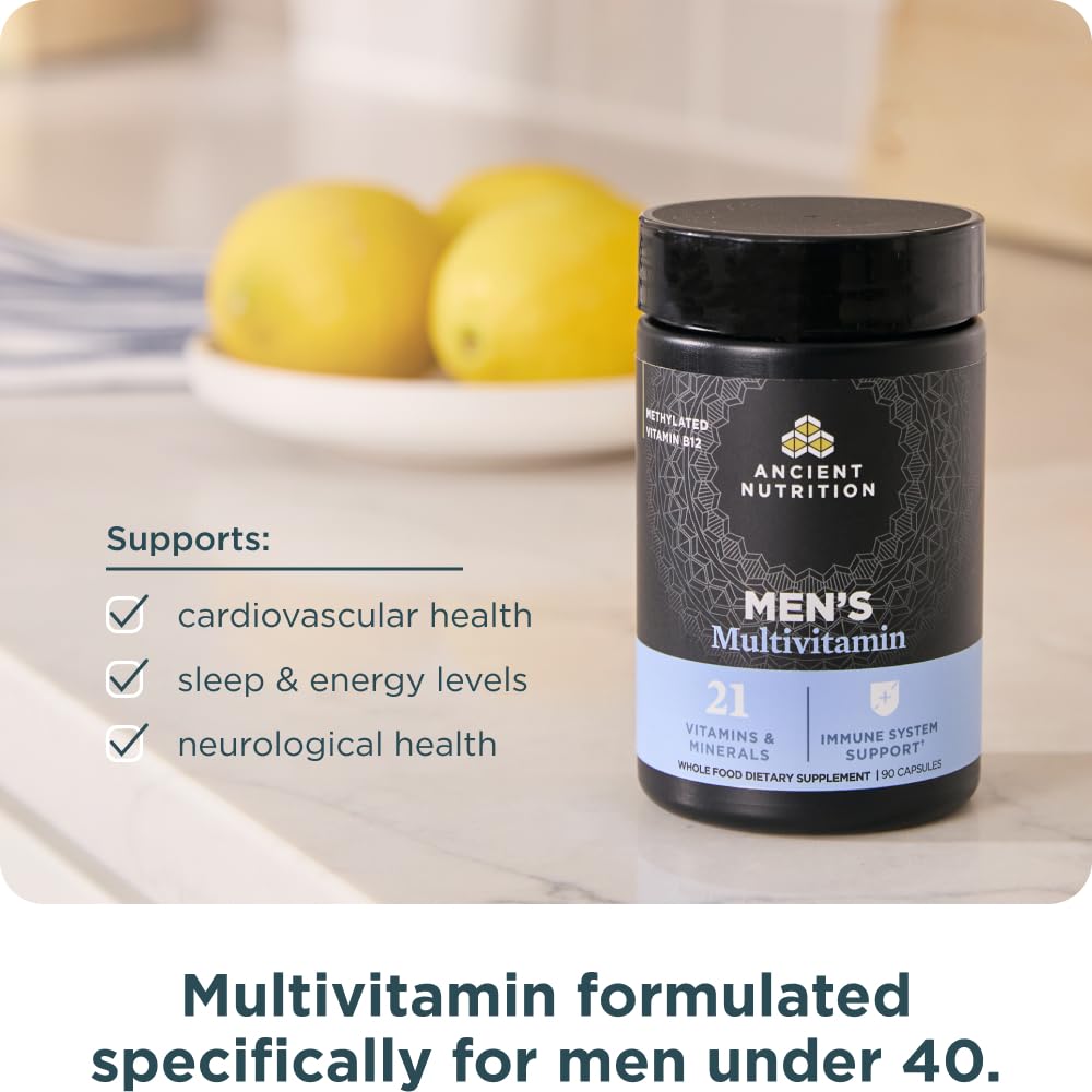 Collagen-rich bone broth and ginger included in the multivitamin