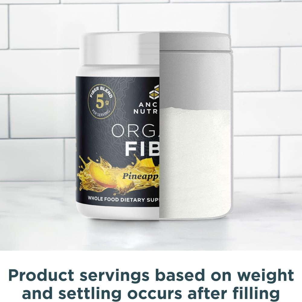 Prepared smoothie with Pineapple Mango Organic Fiber Powder
