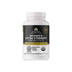 Front view of Ancient Nutrition Probiotics for Women bottle, 60 count
