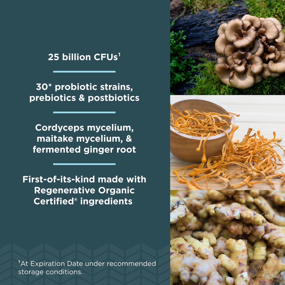 Capsules of Ancient Nutrition Regenerative Organic Probiotics