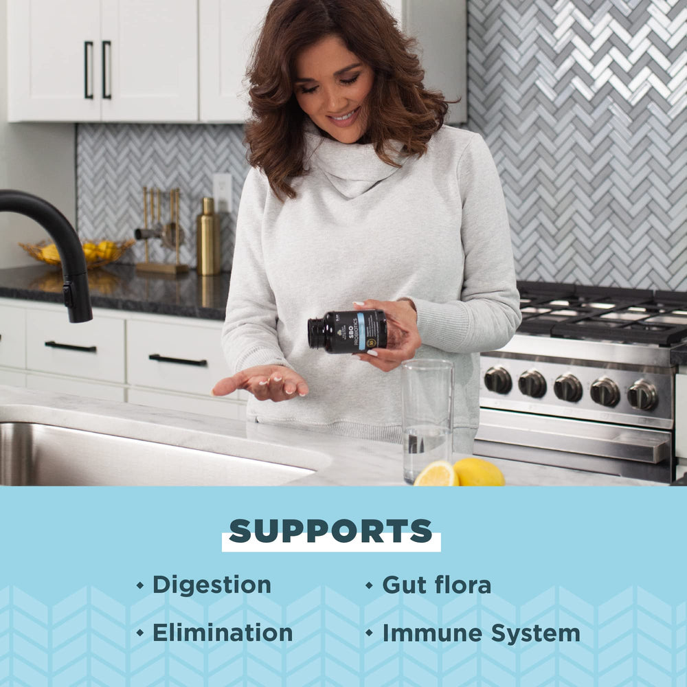 Gluten-free probiotic supplement packaging