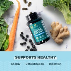 Herbs included in the Supergreens blend