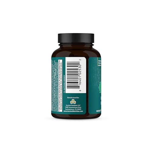 Front view of Thyroid Support capsules bottle