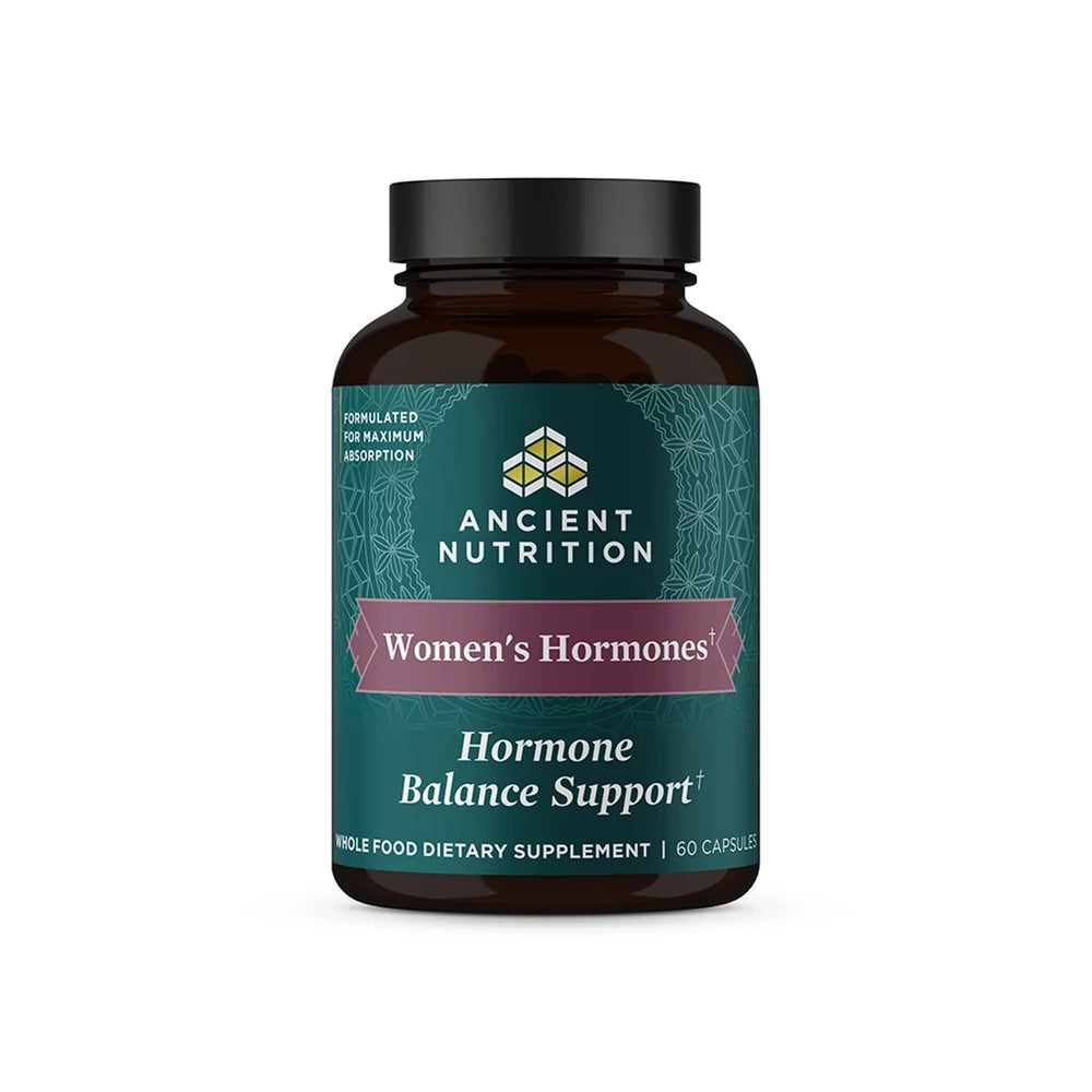 Front of Ancient Nutrition Women's Hormones bottle