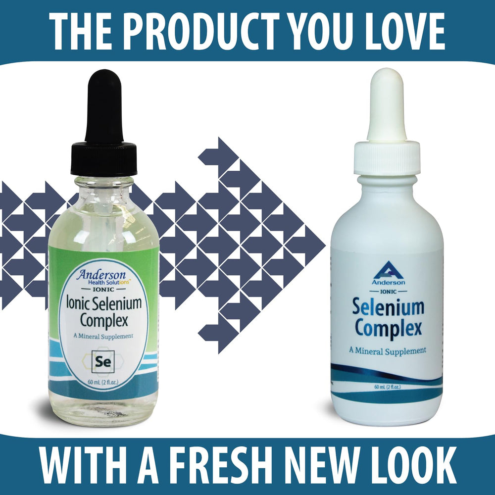 Liquid selenium drops dispensed from a glass dropper