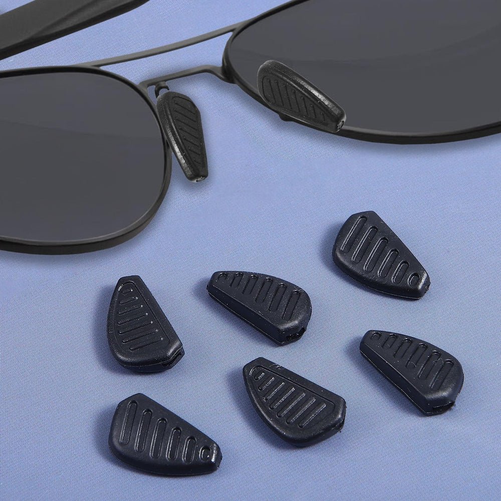 Black silicone anti-slip nose pads for glasses