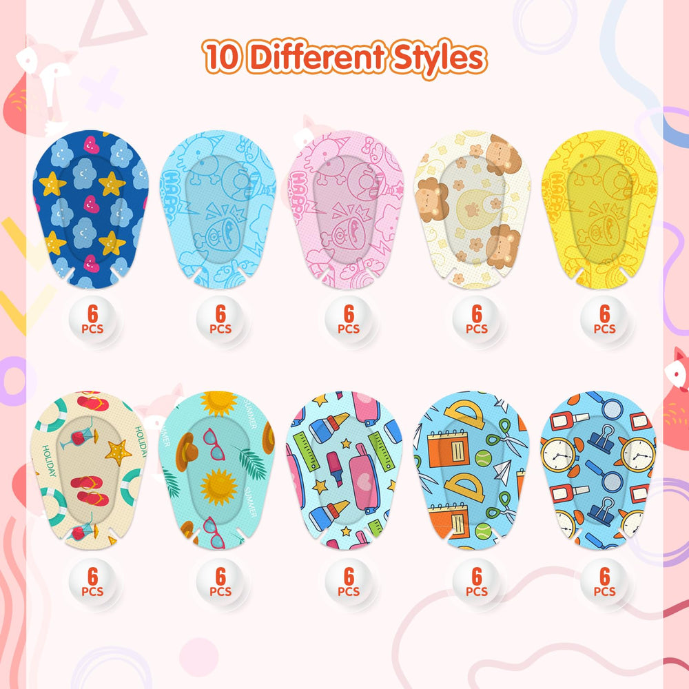 Adhesive eye patches for kids with breathable non-woven and cotton materials