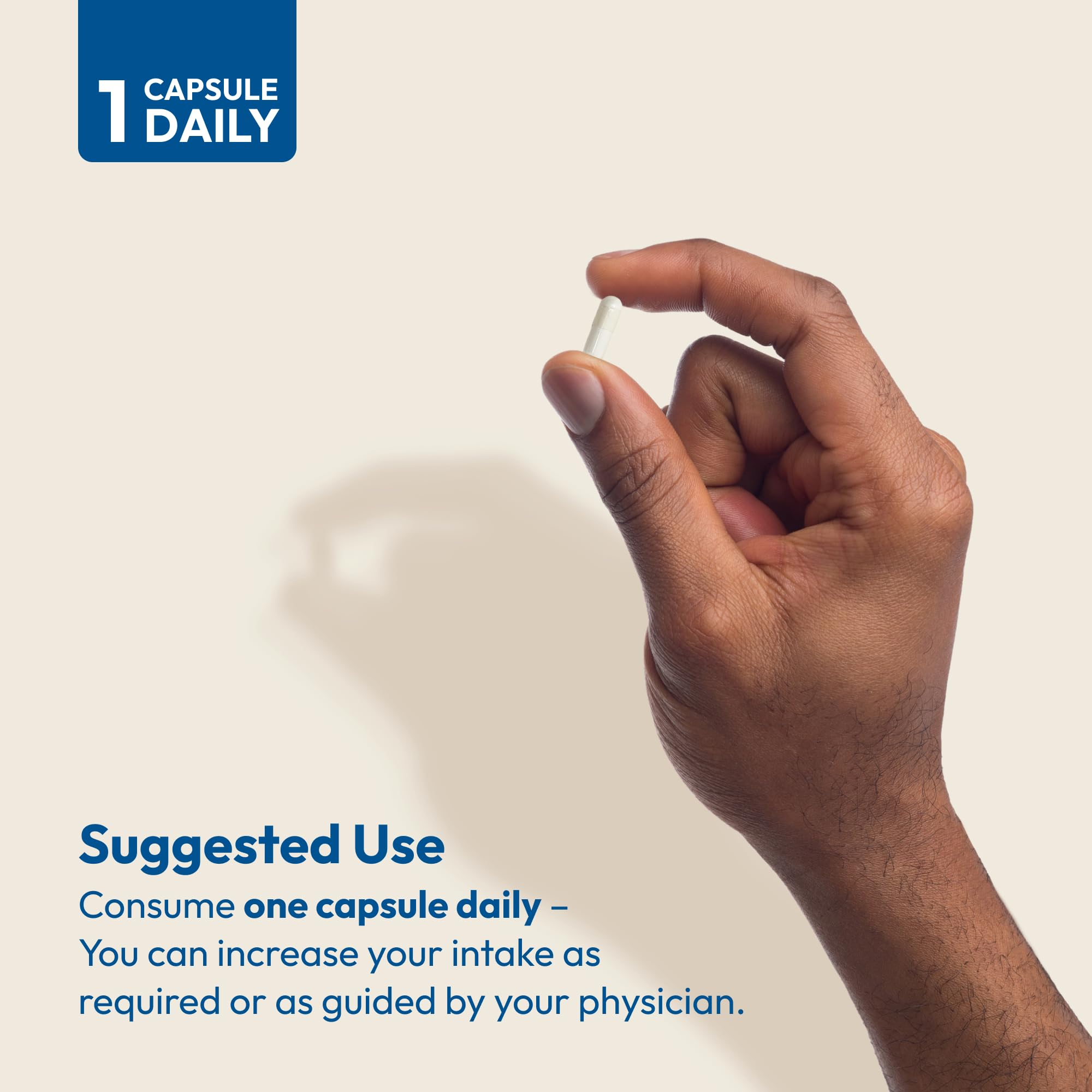 Infographic-style icon highlighting 200 mg magnesium per capsule