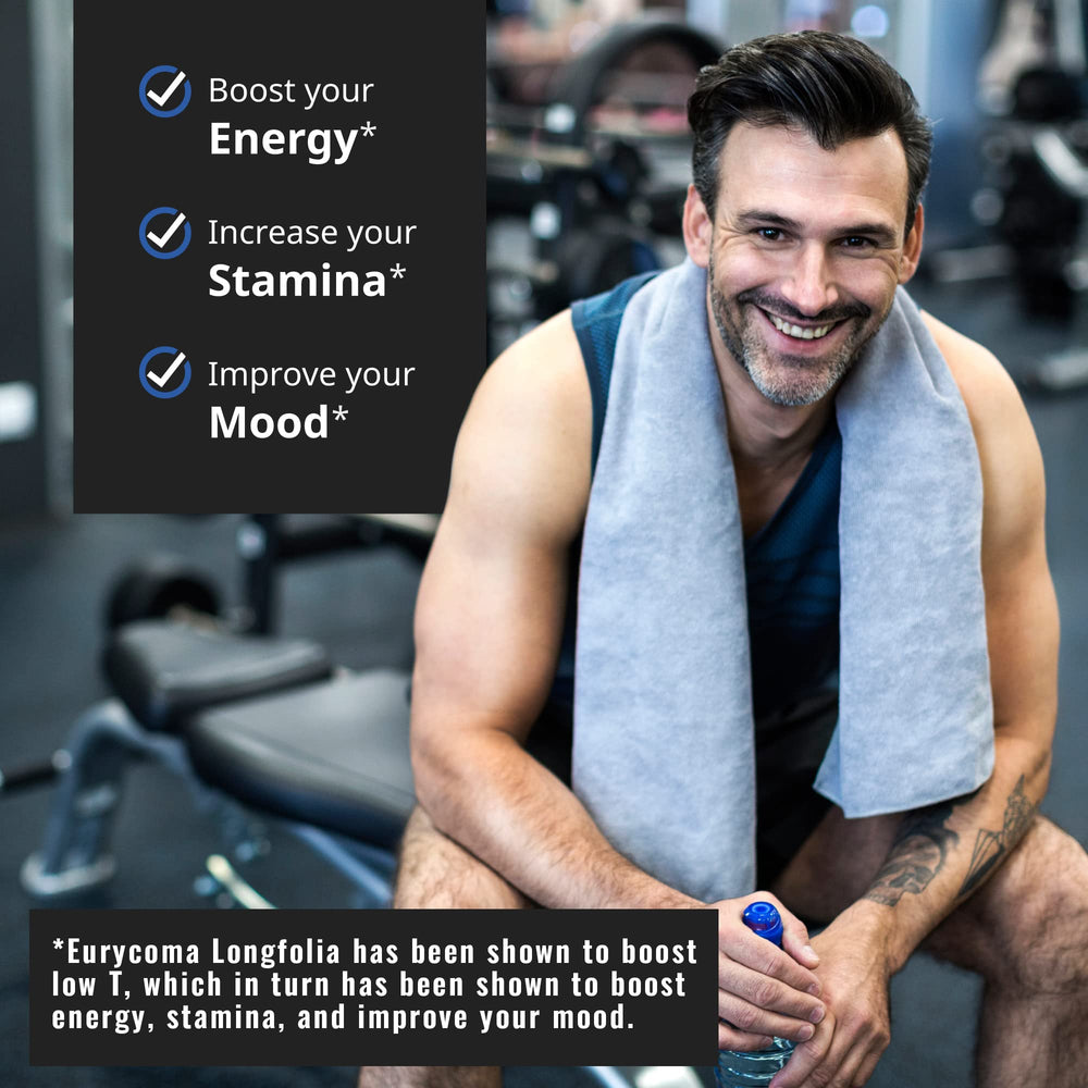 Andro400 T Booster bottle on desk suggests reliability during workouts.