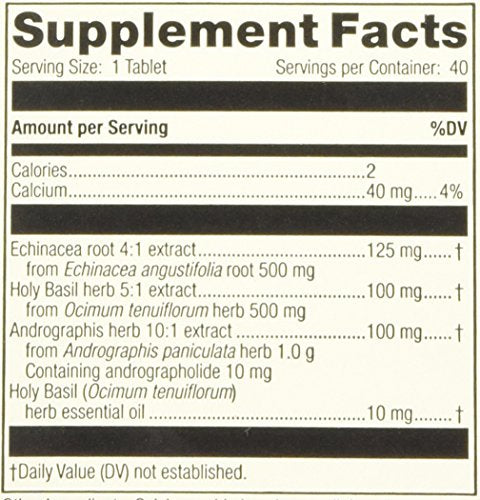 Close-up of Andrographis Complex bottle and cap