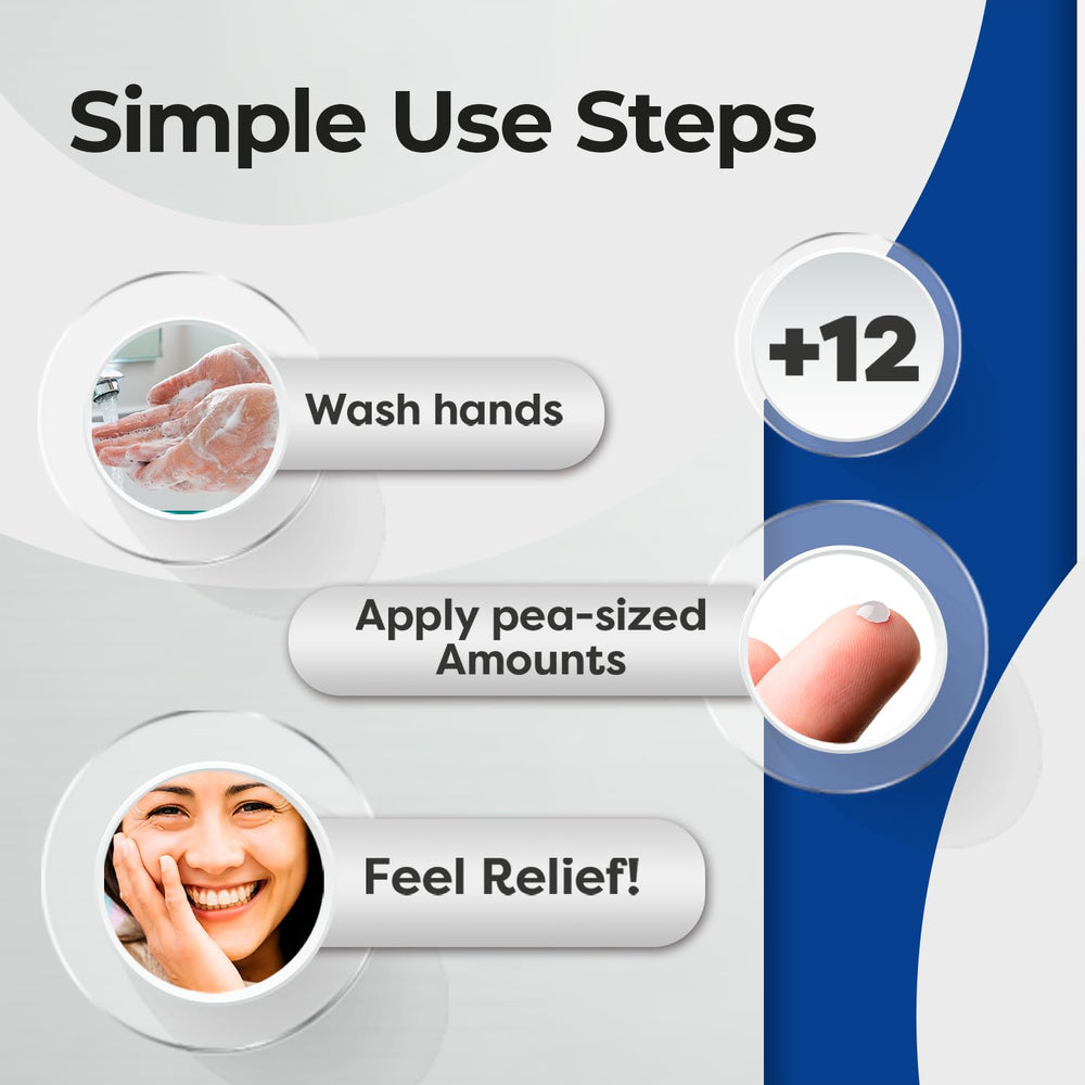 Cotton swab applying Anestenka liquid to tooth pain area