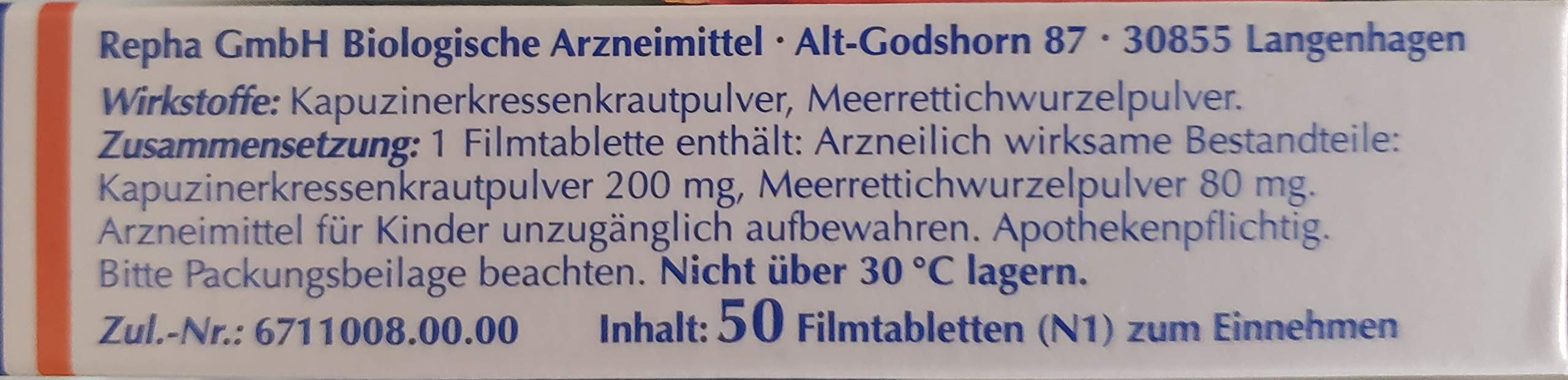 Angocin Anti-Infek N 50 tablets packaging design