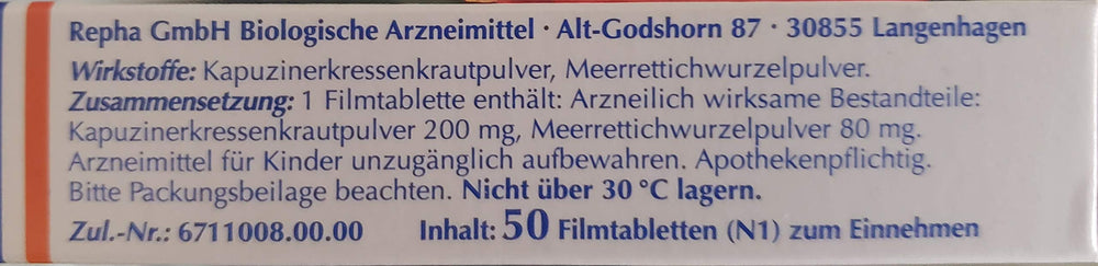 Angocin Anti-Infek N 50 tablets packaging design