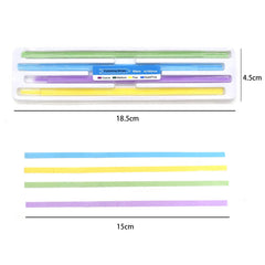 Interproximal polishing on teeth using resin strips