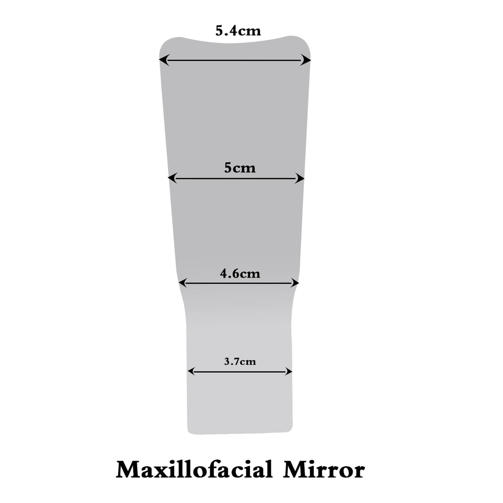 Stainless steel two-sided occlusal mirror for dental photography