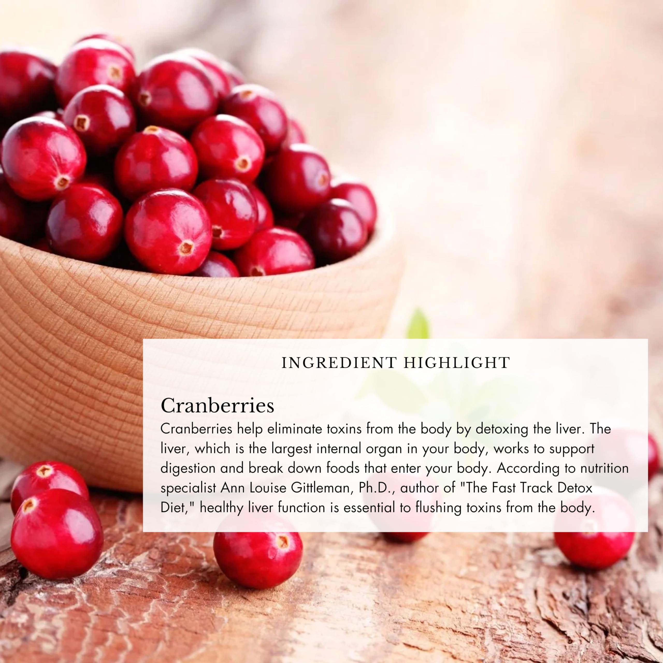 Ginger and hibiscus in the powder blend