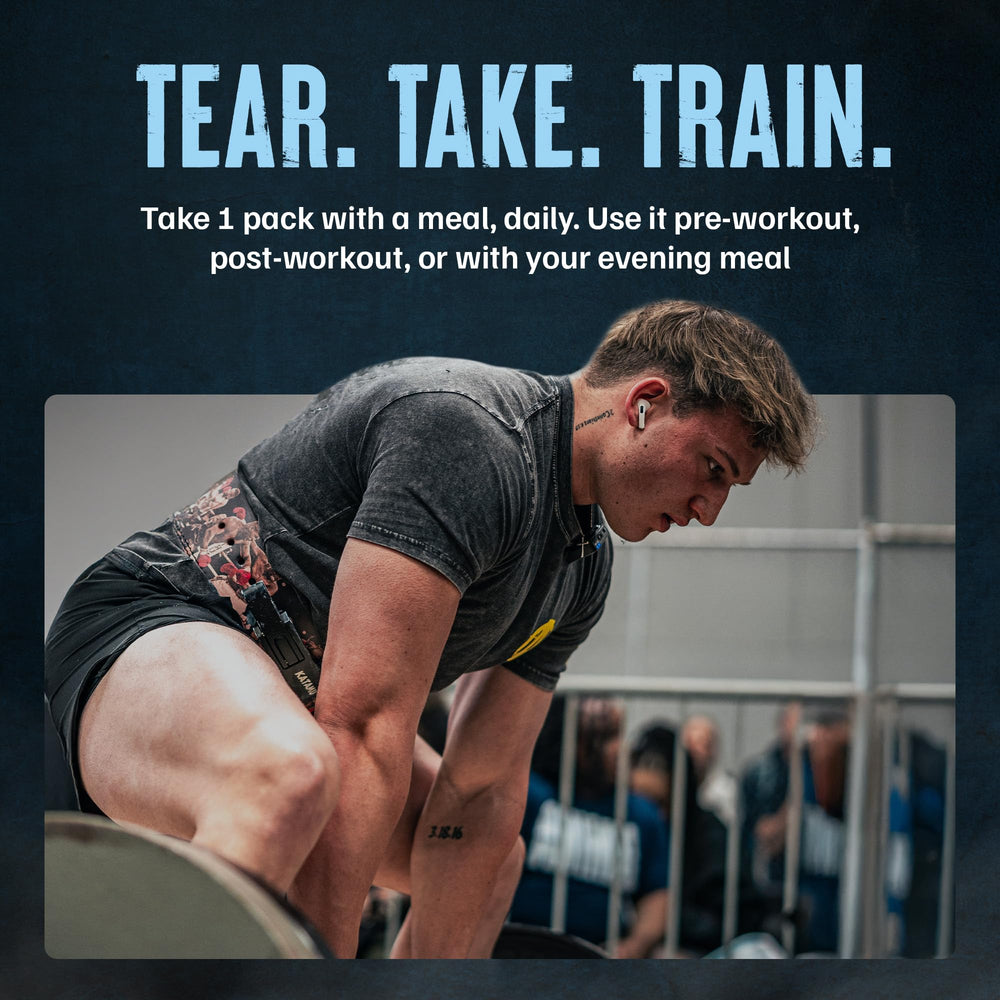 Box displaying 30-pack omega-3 supplement distribution