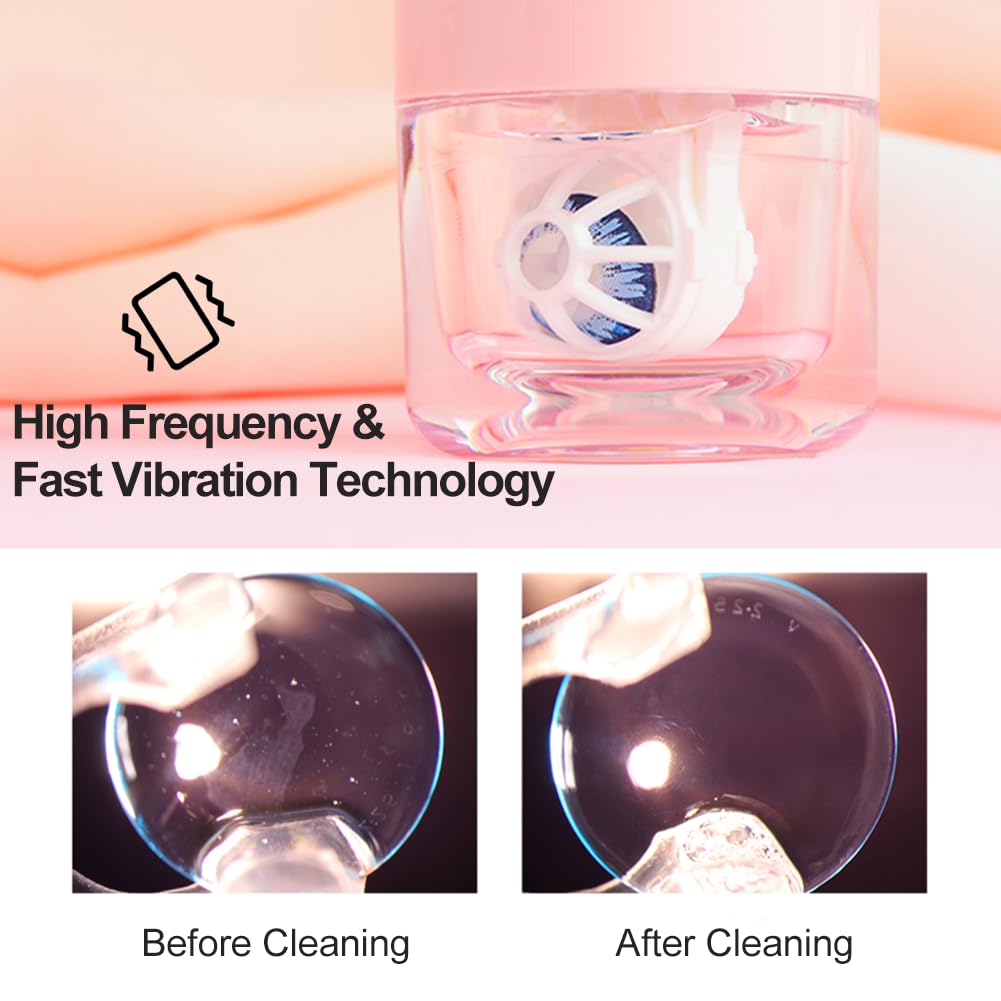 Pink ANKUNABA cleaner with USB charging cable