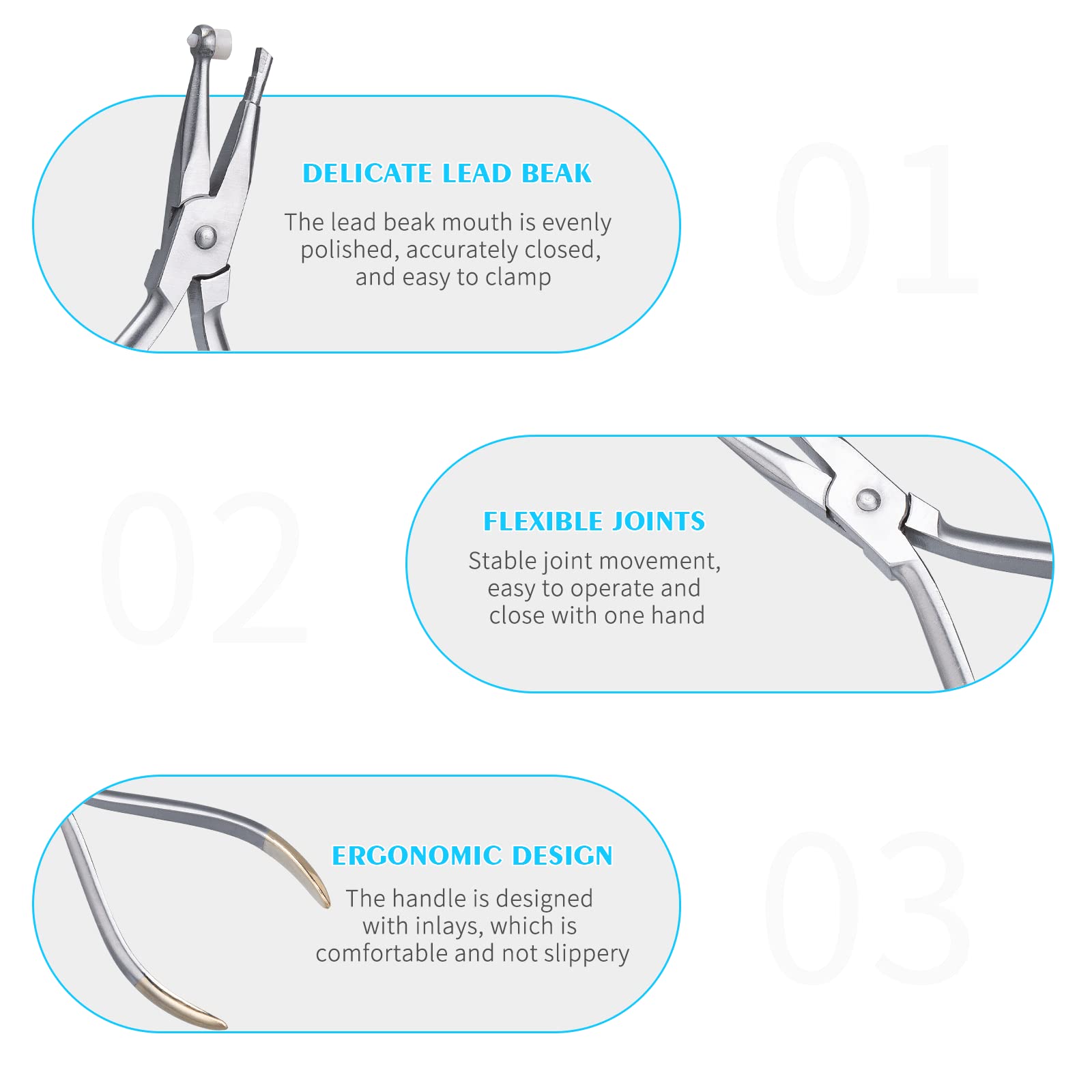 Product with dimensions: width 14.5 cm and clamp mouth 1.1 cm