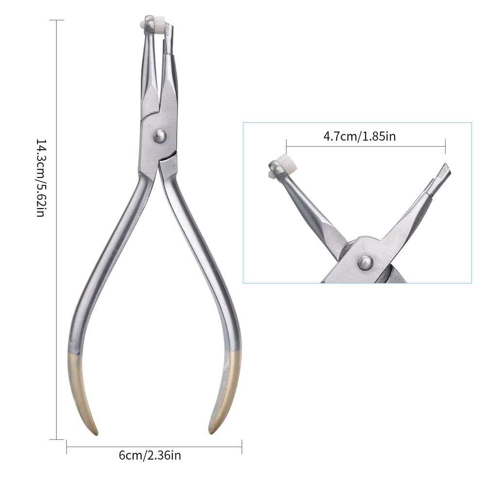 Package includes 1x Dental Adhesive Removing Pliers